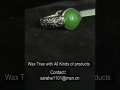 Anelli in pietra preziosa in argento 925 in forma rotonda 10x10 mm Anello in giada verde scuro