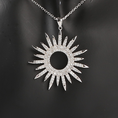 Gioielli semplici del medaglione della foto di Dio di Sun di modo della collana del pendente di Dio di Sun