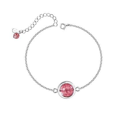 Adatti Opal Stone Crystal Bracelet 925 Sterling Silver Jewelry For Women