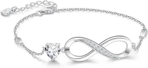 Il cuore affascinante Diamond Bracelet 925 Sterling Silver Adjustable delle donne di modo