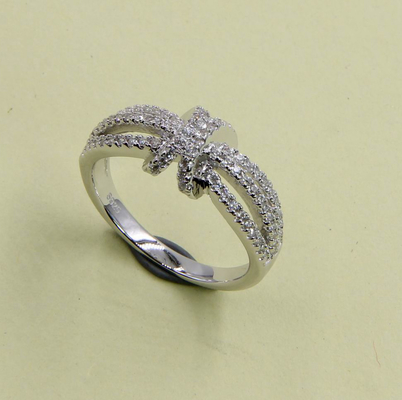 Nodo Rotondo / Ovale / Marquise Grado AAA Zirconia Cubica Ragazzi 925 Sterling Silver Wedding Band Ring Anelli d' argento impilabili