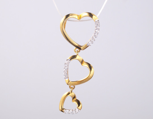 18K Oro Serie Geometrica Pendente Circonia Croce Collare 925 Argento CZ Pendente