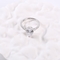 I a forma di anelli di fidanzamento rotondi 2.18g di Swarovski coppia 925 anelli d'argento della CZ