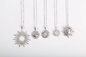 Potere del totem dei gioielli di personalità del pendente d'argento della pietra preziosa del pendente 925 di Sun per le donne