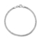 Braccialetto minimalista a catena di Cuban Link 925 Sterling Silver Jewelry Cubic Zirconia
