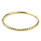 Argento del braccialetto 925 dei gioielli dell'oro con il braccialetto di doratura 18K per la donna