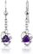 Rodio del pendente di Sterling Silver Jewelry Set Earrings della collana 925 delle donne