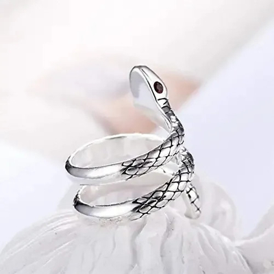 1.50g Sterling Silver Rings delicato, 8.0mm Sterling Silver Rings regolabile d'apertura