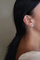925 orecchini d'argento dignitosi della CZ, 0.8g Sterling Silver Cubic Zirconia Earrings per le donne