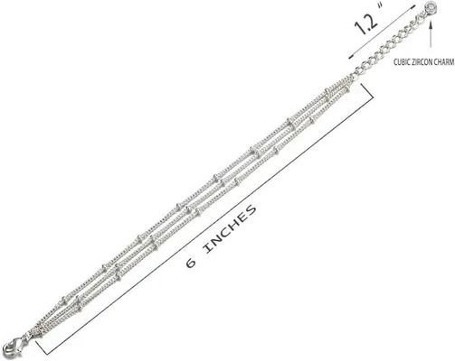 Progettista semplice di modo del braccialetto di Diamond Women delicato di incanto