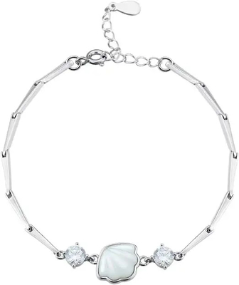 Braccialetto regolabile 925 Sterling Silver Designer dell'incanto delle donne