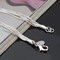 Cuore di Sterling Silver Bracelet Five Thread cinque di progettazione semplice 925