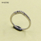 Eleganti anelli in argento sterling circonia cubica chiara gioielleria per donne