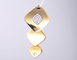Colletto di lusso per compratori sofisticati 18K oro colletto di diamanti pendente di oro pendente di lucente colletto