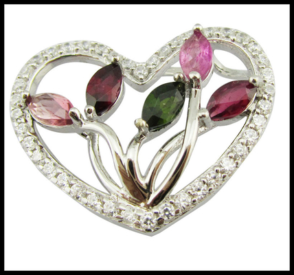 925 Pendente di pietra preziosa d' argento con per la vostra artigianalità 925 Pendente di pietra preziosa d' argento Requisiti del cliente soddisfatto