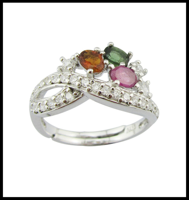 Anelli in pietra preziosa in argento 925 Anelli per donna