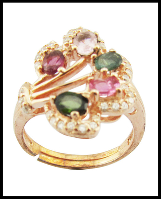 925 Sterling Silver Gemstone Anelli Plattatura Colore Rodio Pietra principale Dimensione 6mm-10mm