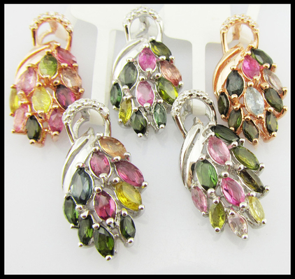 925 Sterling Silver Cushion White Jade Marquise Gemstone Pendant Necklace per donna elegante