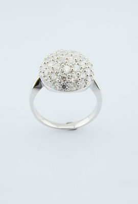 Eleganti orecchini in argento 925 con catena di chiusura per aragoste