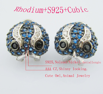 18 pollici di Clampo di aragosta argento 925 Link Bracelet Set con impressionanti pietre di zirconia AAA cubica