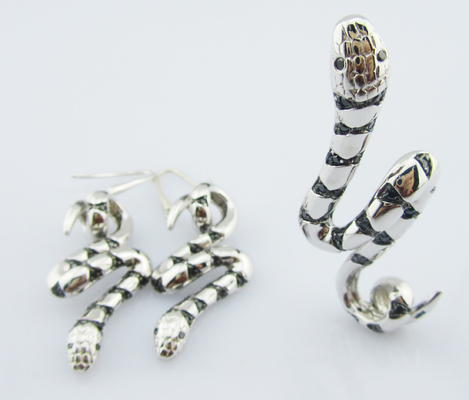 Classic Sterling Silver Jewelry Set con 18 pollici Bezel Set Link Bracelet