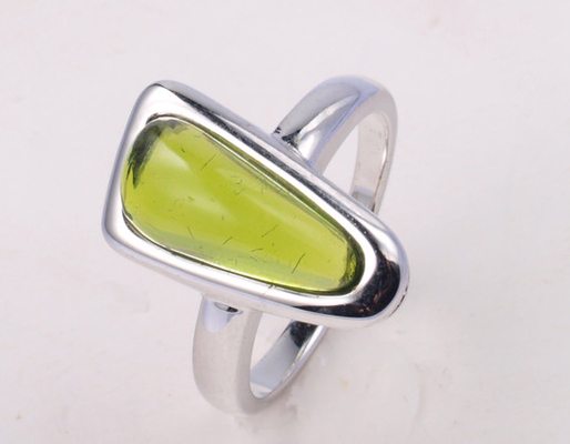 Anelli di pietre preziose in argento 925 rivestiti di rodio per feste occasionali e anniversari