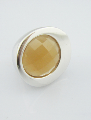 Anelli di gemme irregolari di turmalina vivace Anelli di argento sterling fatti a mano Anelli di argento sterling grandi Anelli di argento sterling