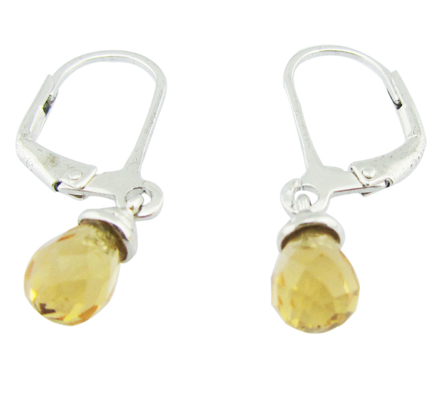 Orecchini in argento portatile Sterling CZ Stile di moda e vintage Fili francesi Orecchini Drop CZ