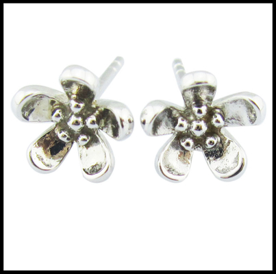 Portable 925 Silver CZ Orecchini Stud Orecchini Piccolo vantaggio orecchini in argento reale orecchini in argento piccolo