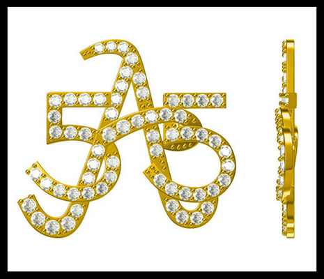 Leggero e complesso 925 Silver Pin Brooch Con CZ Sterling Silver Brooch La tua borsa di mano Brooch Design