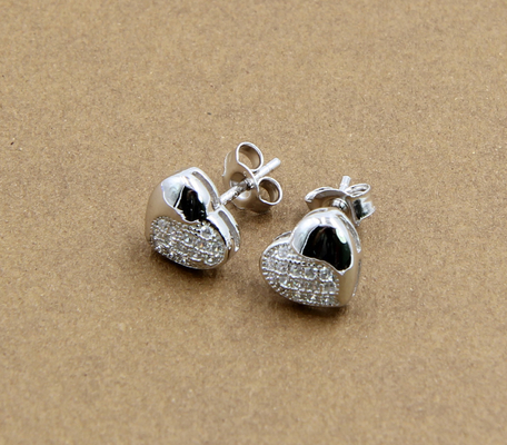 Sparkling Modern 925 Sterling Silver CZ Orecchini Armadio Essential Gioielli maschili Orecchini in argento AAA