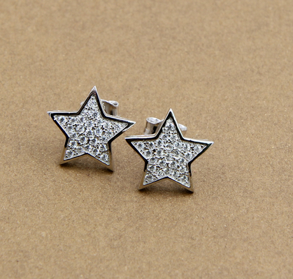 Star Earring Stud Twinkling Star 925 Sterling Silver Stud orecchini per il quotidiano Glamour orecchini in argento reale sterling