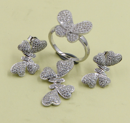 925 Sterling Silver Stud Ohrringe con Cubic Zirconia Stones Knot Ohrring Stud Knot Set Party Anniversary Gift For Love