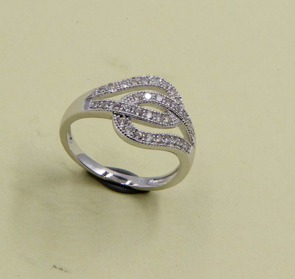 Radiant Cut Pear CZ Anelli in Puro Sterling Silver 925 Pietra Dimensioni 1,0-2,0 mm anello d'argento inciso anelli di moda d'argento