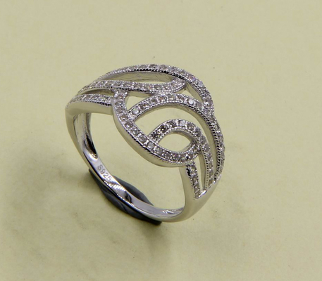 Anelli Sterling Silver Cubic Zirconia per uso quotidiano Anello Sterling Silver Heart Anello Sterling Silver Thumb Anelli Moda