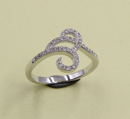 925 Sterling Silver CZ Prong Set Anelli Con Taglio Rotondo Anelli Sterling Silver Stacking Anelli Sterling Silver Turchese