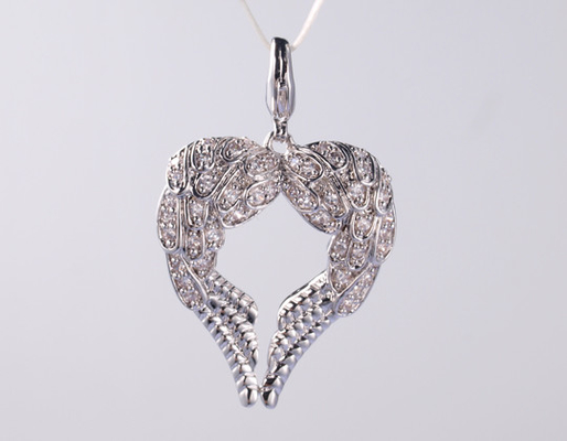 Fagiano Disegno 925 Sterling Silver Pendente Catena per le vacanze estive incantesimi per gioielli argento cz pendente