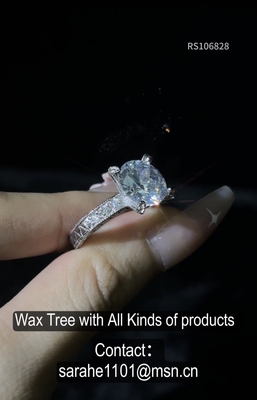 Moissanite 925 Sterling Silver CZ Anelli con colore di pietra trasparente Argento Anelli di moda Sterling Anelli d'argento Argento Cz Gioielli Sterling Anelli d'argento incisi 925 Sterling Gioielli
