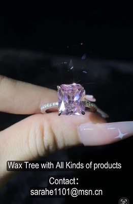 Moissanite 925 Sterling Silver CZ Anelli con colore di pietra trasparente Argento Anelli di moda Sterling Anelli d'argento Argento Cz Gioielli Sterling Anelli d'argento incisi 925 Sterling Gioielli