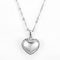 pendente d'argento del cuore di giorno di biglietti di S. Valentino del rodio del pendente di 3.15g 925 CZ