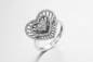 «Telesthesia» anello di fidanzamento di media dei gioielli di 925 anelli di Sterling Silver CZ