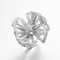 «Lotus» 925 presente di giorno di Sterling Silver CZ Art Deco Rings Mother