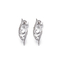 Semilune 925 orecchini pendenti d'argento dell'argento degli orecchini 1.95g della CZ per le donne