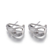 zircone d'argento Sterling Silver Mini Hoop Earrings degli orecchini del cerchio di 4.45g 8mm