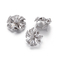 Orecchini 5.41g Sterling Silver Flower Stud Earrings del fiore di zircone del AAA