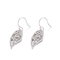 Gli orecchini 2.12g di Tiffany Sterling Silver Cubic Zirconia Drop Specchio-hanno lucidato