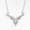 Doppie linee 925 gioielli d'argento puri di Sterling Silver Necklaces 5.03g Kundan