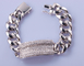 50 grammi 925 di braccialetto d'argento 17cm Michael Kors Sterling Silver Bracelet della CZ