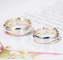 anelli di Diamond Rings Couples Cross Promise dell'oro di 4.5g 6.5g 18K