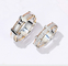 anelli di Diamond Rings Couples Cross Promise dell'oro di 4.5g 6.5g 18K